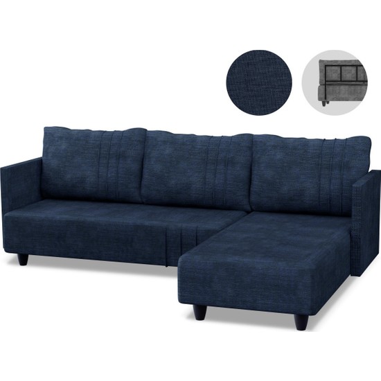 Gaga Mobilya Albatros 2li Kanepe Lacivert Fiyatı