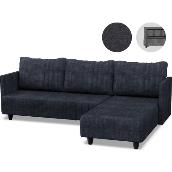 Gaga Mobilya Sülün Köşe Takım Antrasit Fiyatı Taksit Seçenekleri