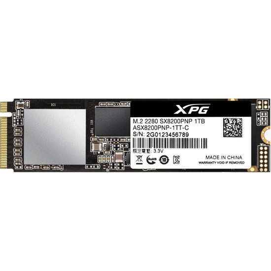 Adata XPG SX8200 Pro 1TB M.2 PCIe 3500-3000MB/s SSD ASX8200PNP-1TT-C
