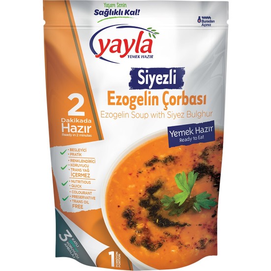 Yayla Siyezli Ezogelin Çorbası 250 gr Fiyatı Taksit Seçenekleri