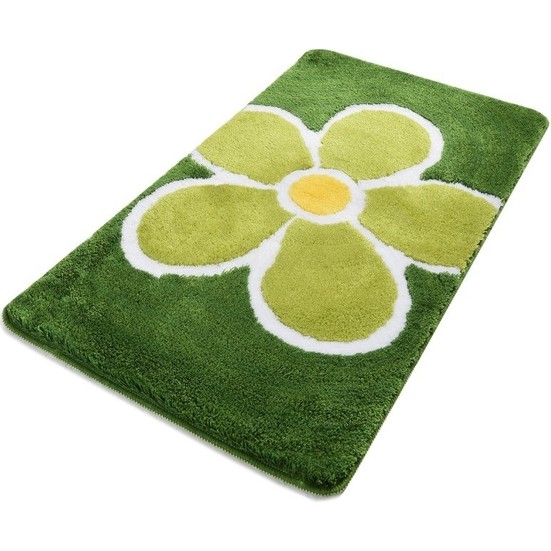 Chilai Home Flower Yeşil 60X100 Cm Banyo Halısı Fiyatı