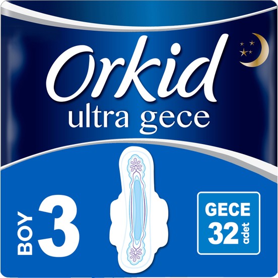 Orkid Ultra Extra Gece 32 Adet SÃ¼per FÄ±rsat Paketi Hijyenik Ped