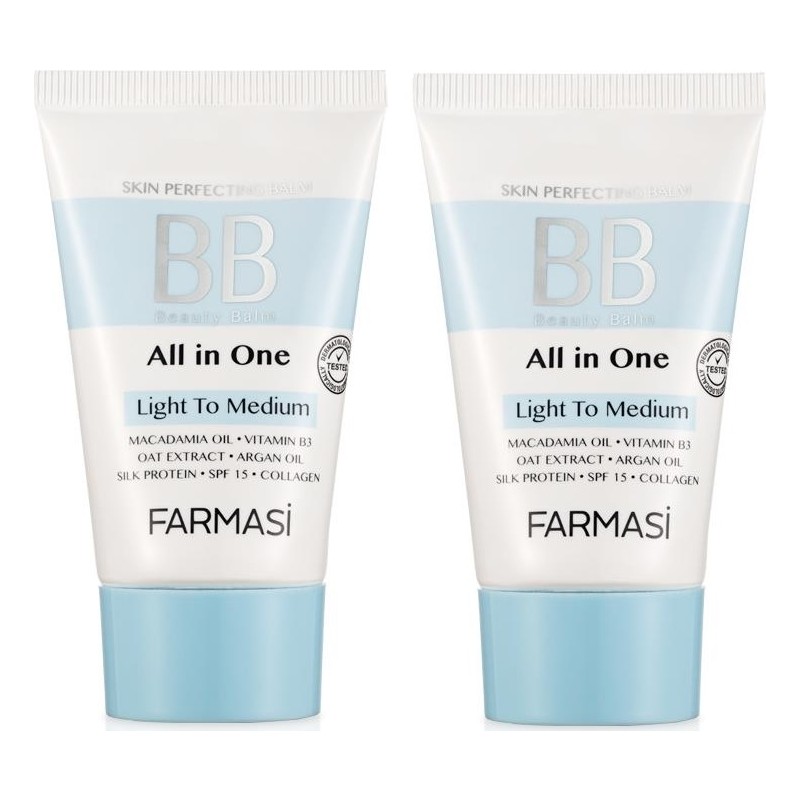 Farmasi 2 Adet BB Krem Açıktan Ortaya 50 ml
