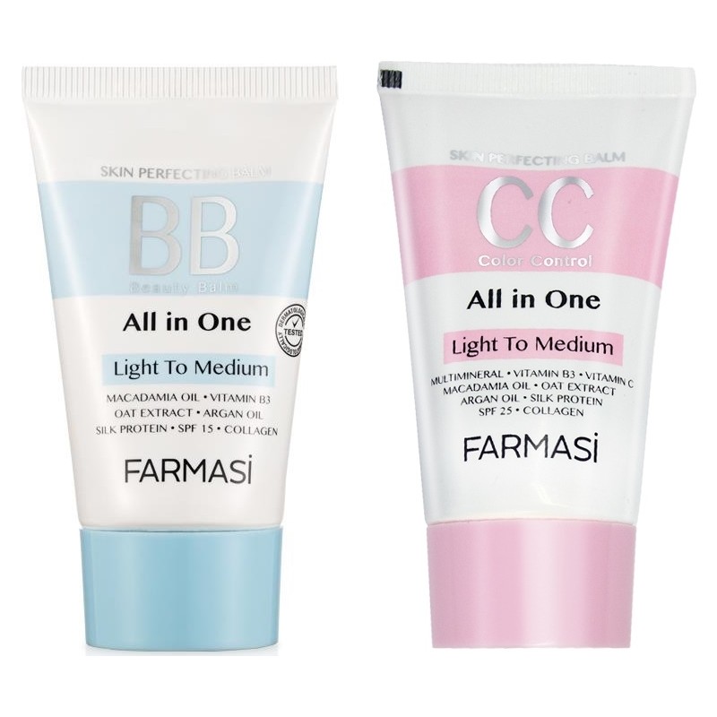 Farmasi BB Krem + CC Krem Açıktan Ortaya 50 ml