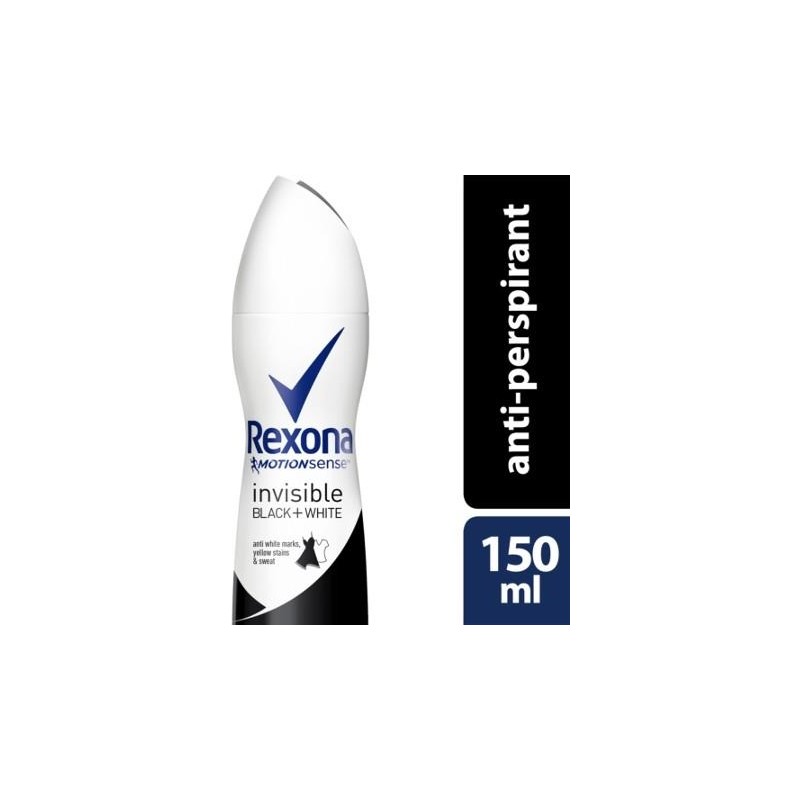 Rexona Invisible Black + White Kadın Deodorant 150 ml