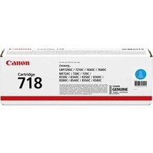 Canon CRG-718 Mavi Orjinal Toner MF-8540CDN