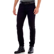 Cipo & Baxx CD319A Siyah Slim Fit Rahat Erkek Jean Kot Pantolon