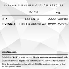 DNC Auto Part Kia Sorento, Hyundai I20 (Hız Sabitleme Var) Için Airbag Zemberek - 93490-2P170