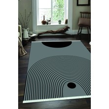 Napoli Home Dijital Baskılı Kaymaz Taban Yıkanabilir Modern Salon Halısı Mutfak Halısı ve Yolluk NH-SD-908