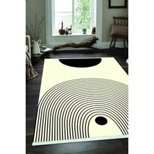 Napoli Home Dijital Baskılı Kaymaz Taban Yıkanabilir Modern Salon Halısı Mutfak Halısı ve Yolluk NH-SD-909