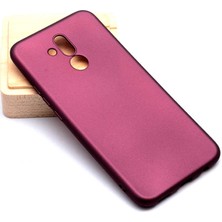 Huawei Mate 20 Lite Kılıf Silikon Yumuşak Dokulu Premium- Mürdüm