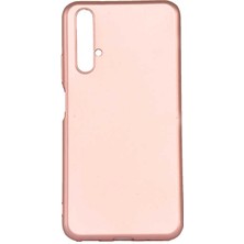 Nevarium Huawei Honor 20 Kılıf Silikon Yumuşak Dokulu Premium- Rose Gold