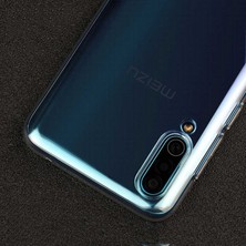 Nevarium Meizu 16XS Kılıf Şeffaf Silikon Lüx