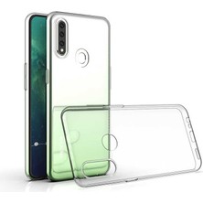 Nevarium Oppo A31 Kılıf Şeffaf Silikon Lüx