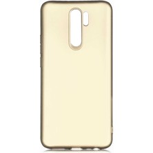 Xiaomi Redmi 9 Kılıf Silikon Yumuşak Dokulu Premium- Gold