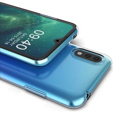 Galaxy A01 Kılıf Şeffaf Silikon Lüx