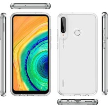 Huawei P40 Lite E Kılıf Şeffaf Sert Tpu Silikon