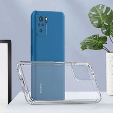 Xiaomi Redmi Note 10S Kılıf Şeffaf Sert Tpu Silikon