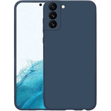 Galaxy S22 Kılıf Lansman Içi Kadife Silikon- Lacivert
