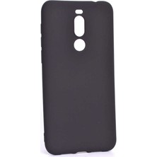 Nevarium Meizu X8 Kılıf Silikon Yumuşak Dokulu Premium- Siyah