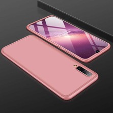 Galaxy M30 Kılıf Kamera Korumalı Silikon- Rose Gold