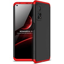 Xiaomi Mi 10T Pro 5g Kılıf Kamera Korumalı Silikon- Siyah-Kırmızı