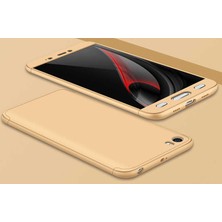 Xiaomi Mi 5s Kılıf Kamera Korumalı Silikon- Gold