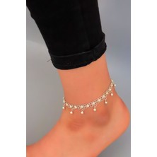 Midyat Nurtaş Gümüş Kişniş Seyrek Toplu Telkari 925 Ayar Kadın Gümüş Halhal 201020984