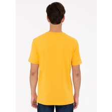U.S. Polo Assn. Bisiklet Yaka Regular Fit Sarı Erkek T-Shirt