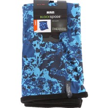 Blackspade 7944 Normal Kalıp Baskılı Koyu Mavi Kadın Atkı