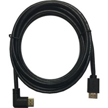 Keepro HDMI L Tipi 90 Derece 3m Erkek Erkek Kablo