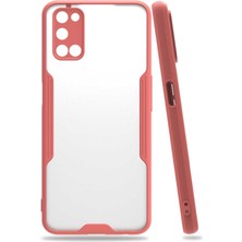 Nevarium Oppo A72 Kılıf Arkası Mat Kamera Korumalı Silikon - Pembe