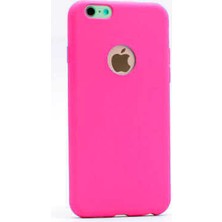 Nevarium Apple iPhone 6 Plus Kılıf Silikon Yumuşak Dokulu Premium- Pembe