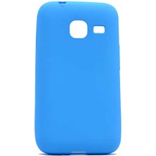Galaxy J1 Mini Prime Kılıf Silikon Yumuşak Dokulu Premium- Mavi