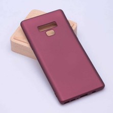 Galaxy Note 9 Kılıf Silikon Yumuşak Dokulu Premium- Mürdüm