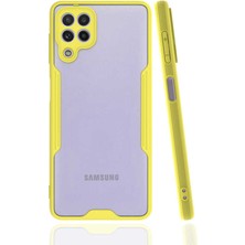 MTK Moveteck Samsung Galaxy M33 5g Uyumlu Kılıf Kamera Lens Korumalı Ince Slim Renkli Hayalet Kapak