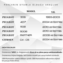 DNC Auto Part Peugeot 306,407,508,5008,PARTNER-CITROEN C4,c5 Için Pedal Lastiği