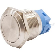 Motorobit 19A-P1 19MM Düz Yaylı Metal Buton
