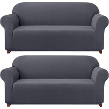 Elgeyar Likrali Koltuk, Kanepe, Çekyat Örtüsü  Lastikli, Pitikare Desen3+3