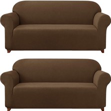 Elgeyar Likrali Koltuk, Kanepe, Çekyat Örtüsü  Lastikli, Pitikare Desen3+3