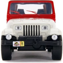 1:32 Jurassic Park Jeep Wrangler Model Araba