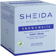 Sheida Snow White  Gece Kremi 50 ml