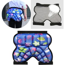 Cosy Zone 2'li Nefes 3D Yastıklı Kalça Koruma Şort Butt Guard Pad Çocuk (Yurt Dışından)