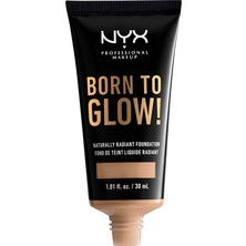 Nyx Fondöten - Born To Glow! Naturally Radiant Foundation 9 Medium Olive