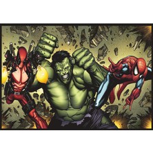 Beam Dijital Marvel Comics Gaming Oyuncu Mouse Pad