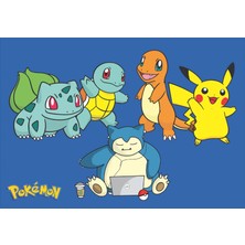 Beam Dijital Pokemon Gaming Oyuncu Mouse Pad