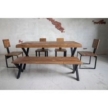 Deryawood Masif Ahşap Masa 160*85 cm
