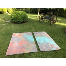 Essential Towel Mikrofiber Havlu / Plaj, Spor, Yoga ve Pilates, Rust / Pas Desen Baskılı 75X150 cm