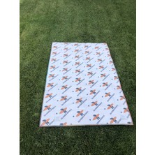 Essential Towel Mikrofiber Havlu / Plaj, Spor, Yoga ve Pilates, Rust / Pas Desen Baskılı 75X150 cm