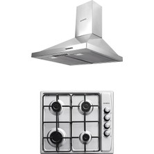 Kumtel Inox Ankastre 2 Li Set  (Ocak-Davlumbaz)